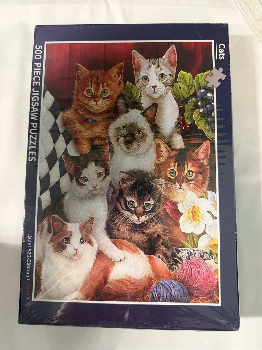 Cat Jigsaw Puzzle - 500-Piece - NWT
